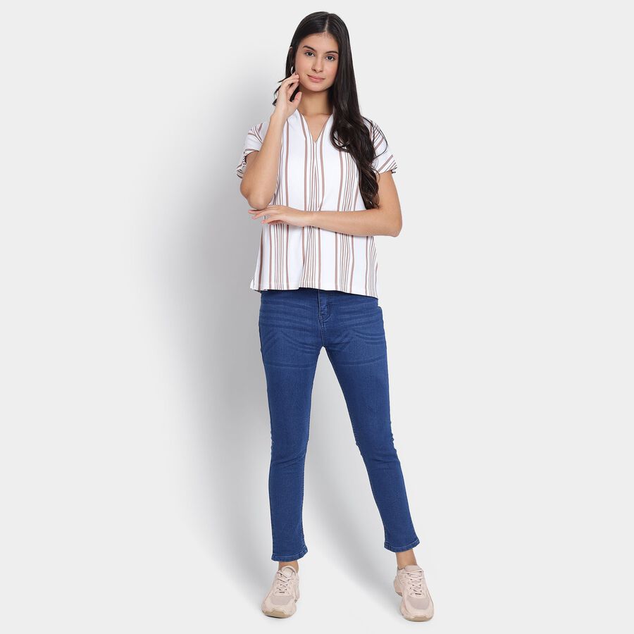 Ladies' Top, Beige, large image number null
