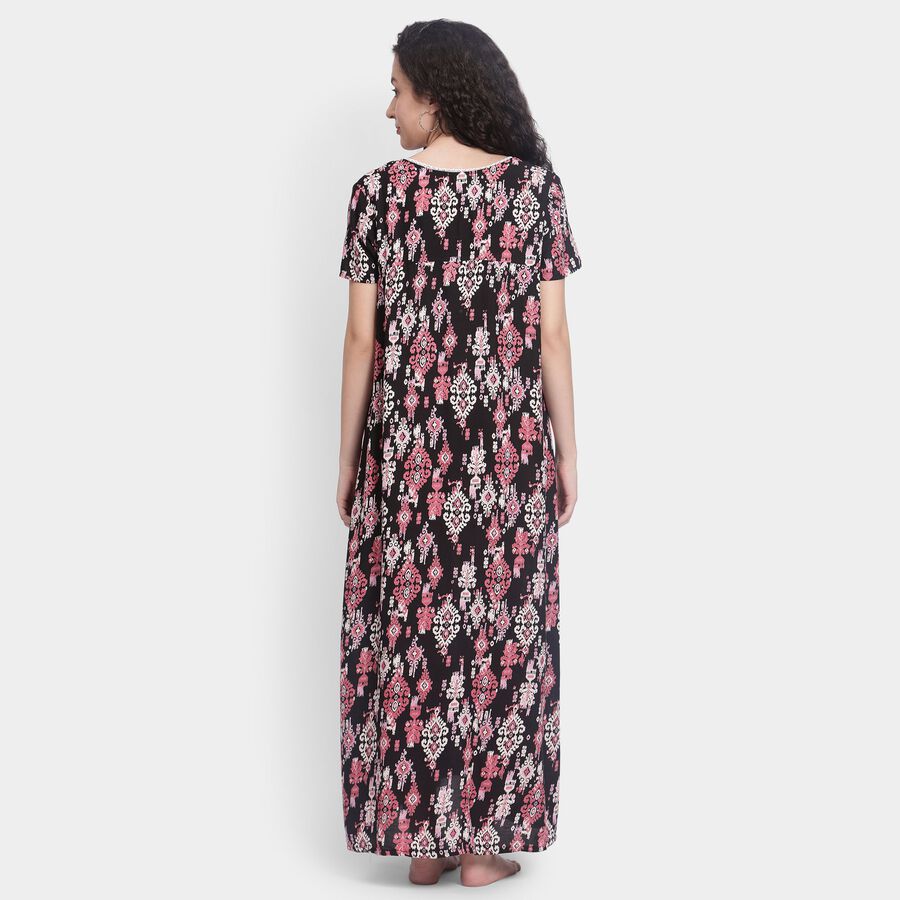Ladies' Nighty , काला, large image number null