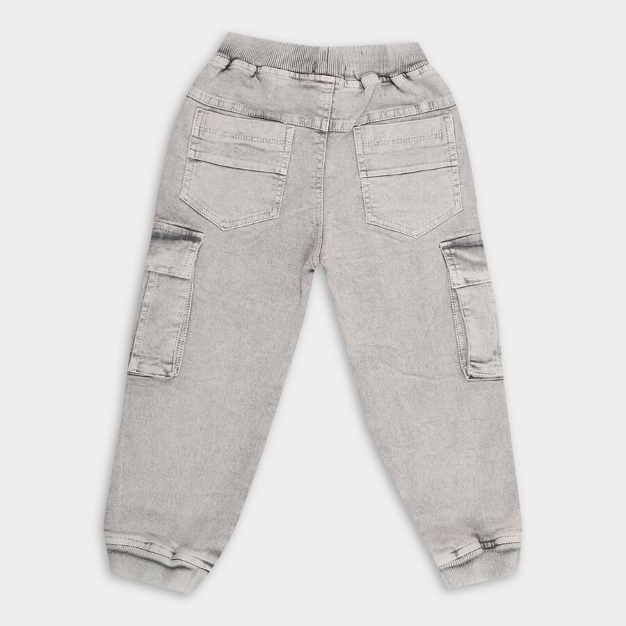 Boys' Trousers, Light Grey, large image number null