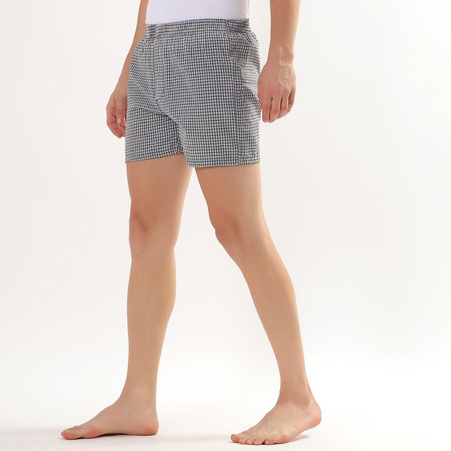 Men's Inner Elastic Boxers , Black, large image number null