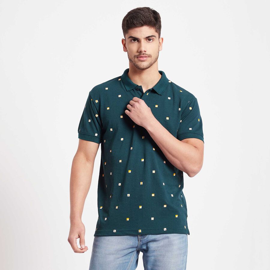 All Over Print Polo Shirt, Dark Green, large image number null