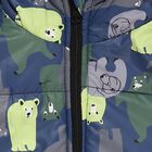 Boys Navy Hooded Casual Jacket, Light Blue, small image number null