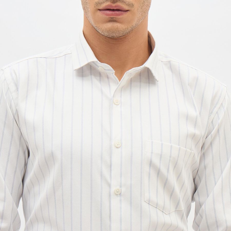 Men's Formal Shirt, White, large image number null
