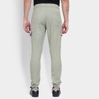 Men's Slim Fit Casual Trousers, Light Green, small image number null