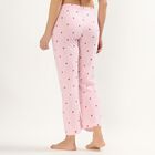 Women's Pink Regular Fit Solid Pyjama, हल्का गुलाबी, small