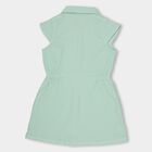 Girls' Frock, हल्का हरा, small image number null