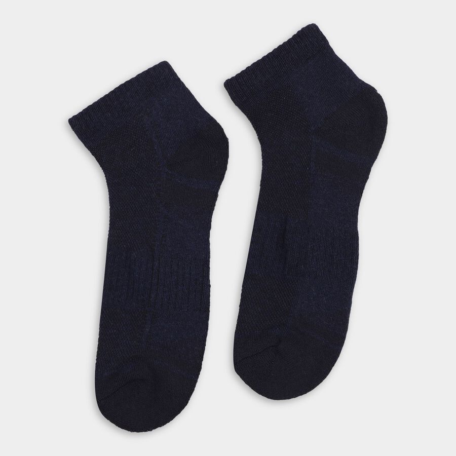 Men's Socks (Pack of 3), मिश्रित हल्का ग्रे, large
