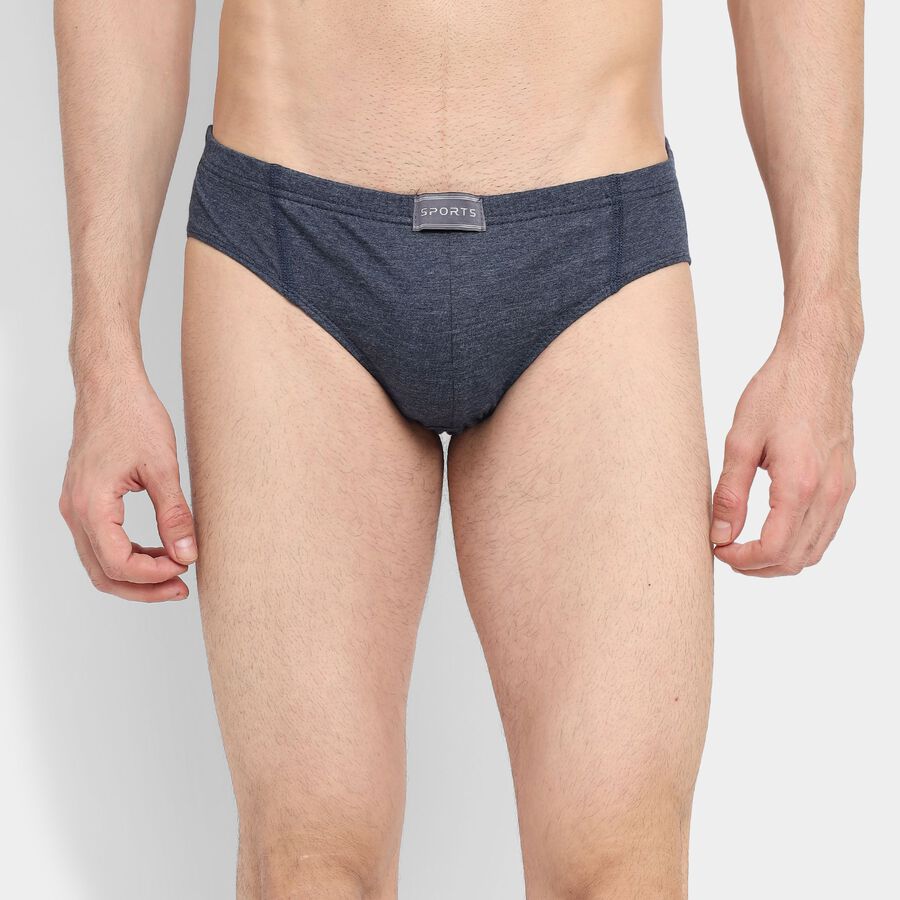 Men's Briefs, Navy Blue, large image number null