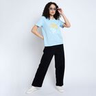 Ladies' 100% Cotton Jeans , काला, small image number null
