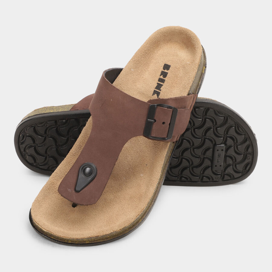 Men's Sandal, मरून, large image number null