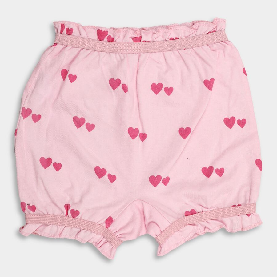 Girl's Cotton Bloomer, गुलाबी, large image number null