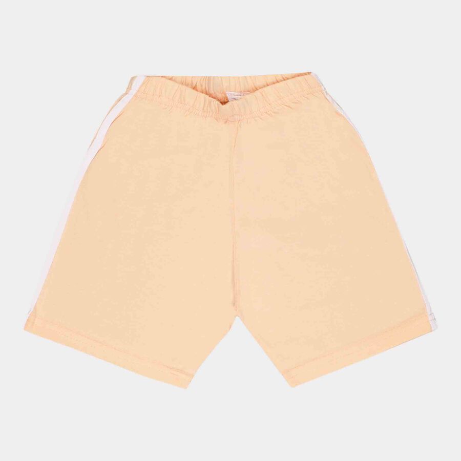 Boys Solid Bermuda, Peach, large image number null