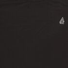 Boys Jet Black Crew Neck Casual T-Shirt, काला, small image number null