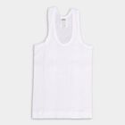 Boys' 100% Cotton Vest (Pack of 2), Yellow, small