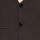 Boys Soft Beige Cotton Full Sleeve Classic Collar Casual Shirt, Beige, small image number null