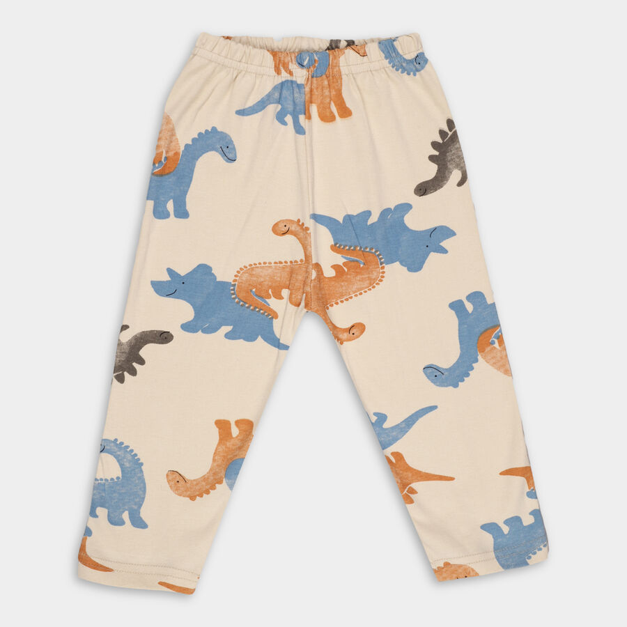 Kids' Cotton Pyjama, हल्का नीला, large image number null