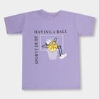 Boys' Half Sleeves T-Shirt , Lilac, small image number null