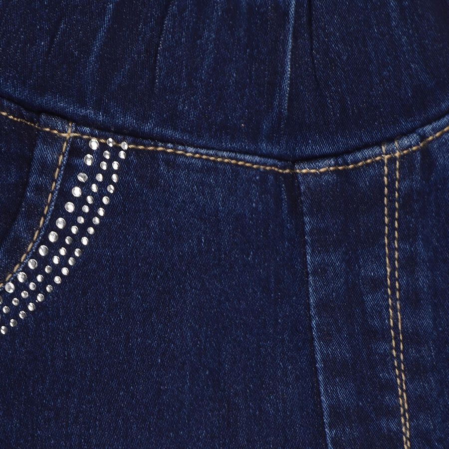 Girls' Jeans, Dark Blue, large image number null
