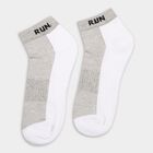 Men's Socks (Pack of 3), काला, small