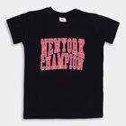 Boys' Half Sleeves T-Shirt , नेवी ब्लू, small image number null