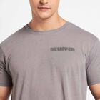 Round Neck T- Shirt, गहरा ग्रे, small image number null