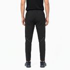 Men's Black Slim Fit Zipper Pocket Track Pants, काला, small
