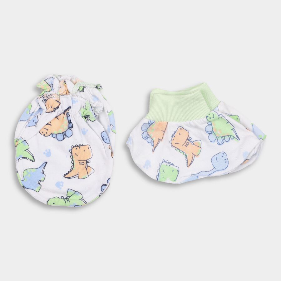 Infants'100% Cotton Gift Set, White, large image number null