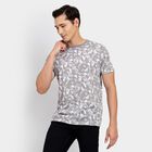 Men's 100% Cotton Round Neck Half Sleeves T-Shirt, Dark Grey, small image number null