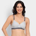 Ladies' Bra, Melange Light Grey, small image number null