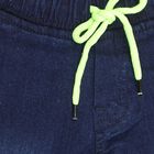 Boys' Faded Midnight Blue Regular Fit Drawstring Jeans, Dark Blue, small image number null