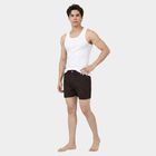 Men's Black Relaxed Fit Printed Boxers, Black, small