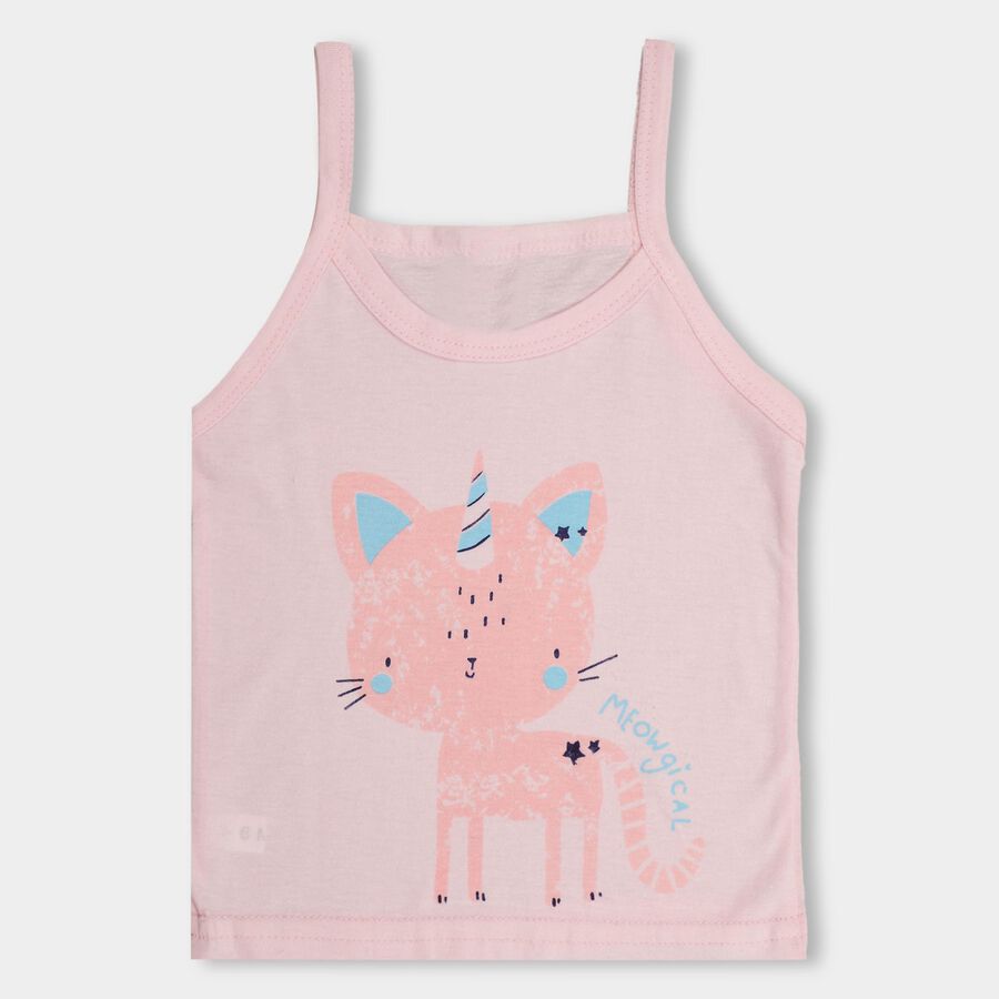 Infants' 100% Cotton Vest , Pink, large