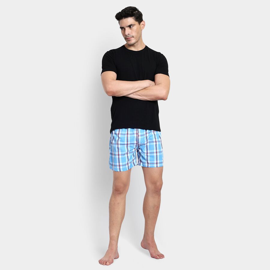 Men's Boxers, Mid Blue, large image number null