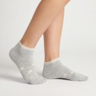 Women's Multi-Color Regular Fit Printed Pack of 3 Socks, Assorted, small