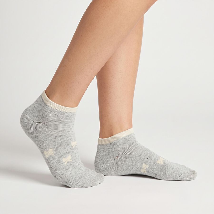 Women's Multi-Color Regular Fit Printed Pack of 3 Socks, Assorted, large