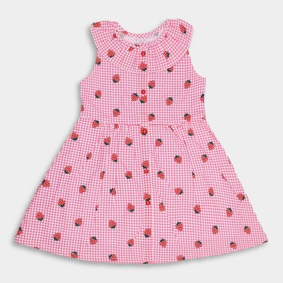 Girls' 100% Cotton Frock