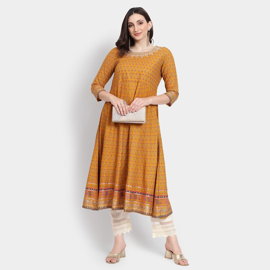 Ladies' Kurta , पीला, large image number null