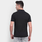 Printed Polo Shirt, Black, small image number null