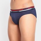 Men's 100% Cotton Briefs , Navy Blue, small
