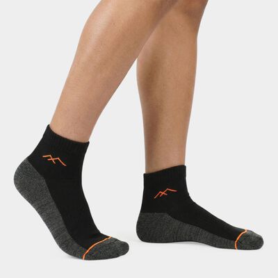 Men's Black Regular Fit Logo Detail Pack of 3 Socks
