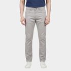 Men's Light Grey Slim Fit Washed Jeans, हल्का ग्रे, small