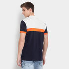 Stripes Polo Shirt, Navy Blue, small image number null