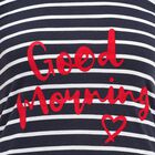 Stripes Nighty, Navy Blue, small image number null