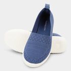 Women's Muted Steel Blue Slip-On Casual Shoes, Blue, small image number null