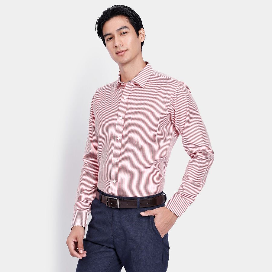 Men's Formal Shirt, Red, large image number null