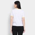 Ladies' 100% Cotton Round Neck T-Shirt, Melange Light Grey, small