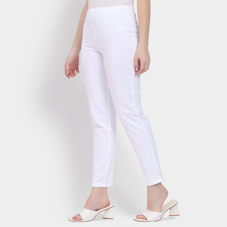 Ladies' Churidar , White, large image number null