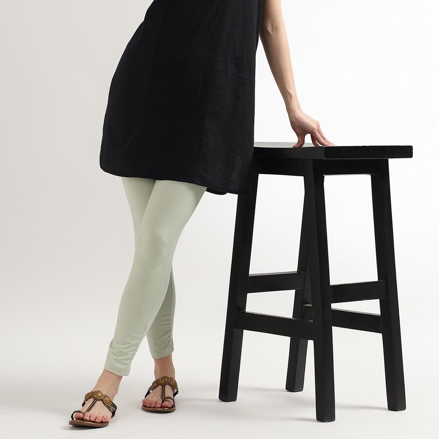 Ladies' Ankle Length Churidar, हल्का हरा, large image number null