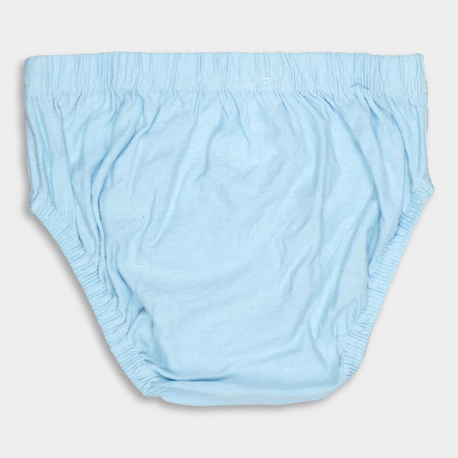 Boys' 100% Cotton Briefs, Mid Blue, large image number null