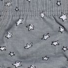 Boys' Grey and Navy Regular Fit Printed and Solid Briefs, हल्का ग्रे, small